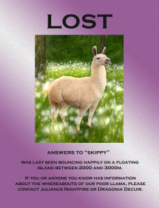 have you seen this llama?